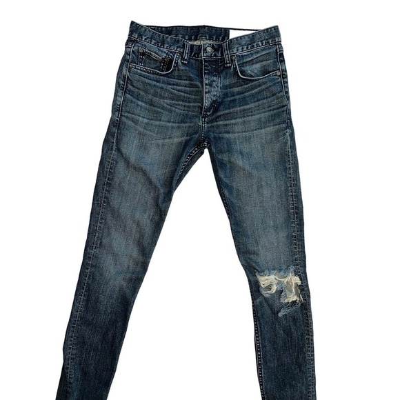 Rag & Bone Fit 1 Skinny Jeans Size 29x32, distressed - Picture 1 of 14